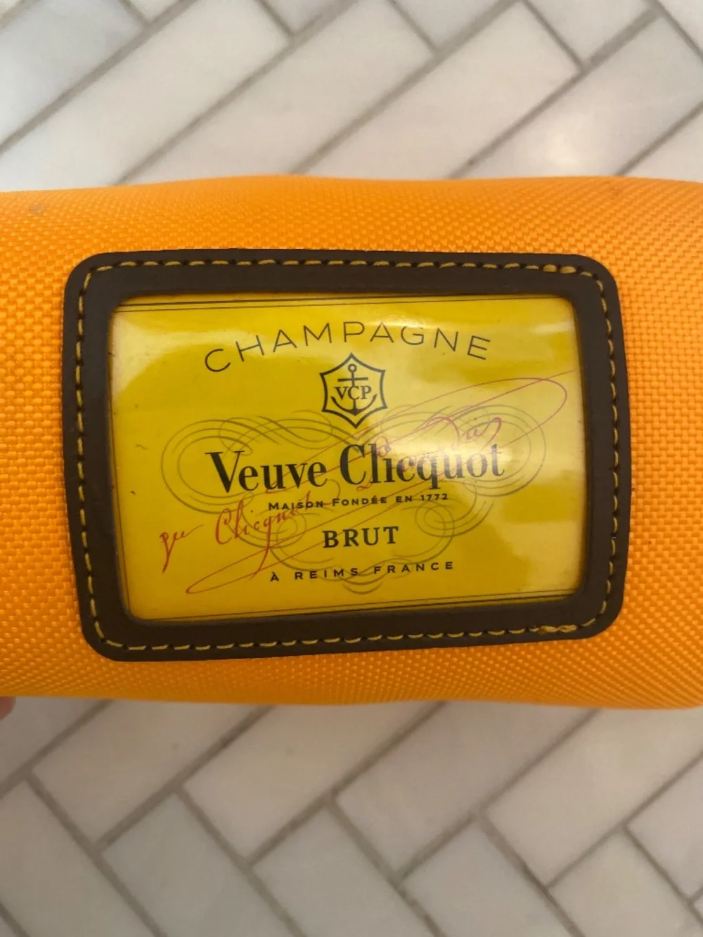 Veuve Clicquot Champagne Ice Jacket Bottle Cooler Sleeve – Insulated Zippered Ca